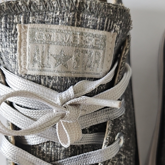 Converse Black and White Sneakers Classic Chuck Taylor Style - Picture 5 of 7